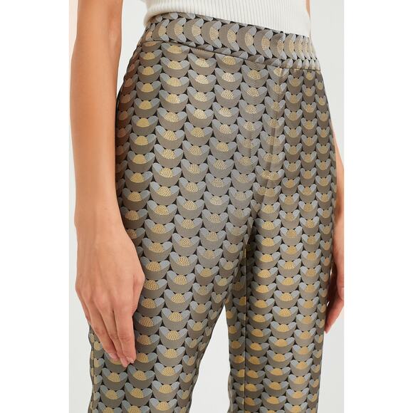 TUCKERNUCK Champagne Pop Terez Pants Size 2 NWT Retail $228 Tuckernuck - Picture 6 of 7